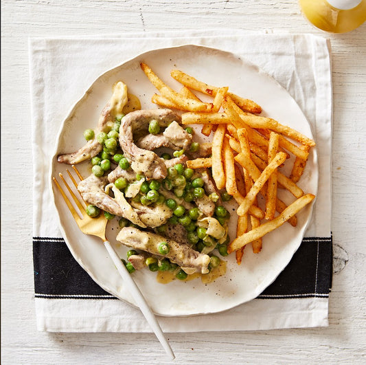 Peppercorn Steak and Chips